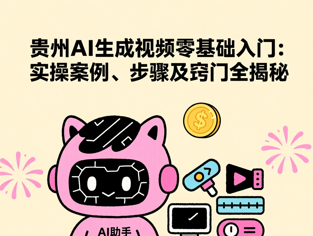 贵州AI生成视频零基础入门：实操案例、步骤及窍门全揭秘/宣传片拍摄-企业宣传片拍摄-企业宣传片-三维动画制作-制作宣传片公司-影视公司