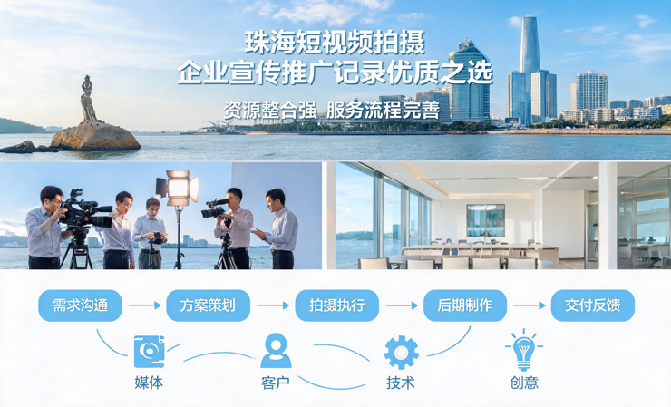 珠海短视频拍摄：企业宣传、推广、记录的优质之选，资源整合强且服务流程完善 /宣传片拍摄-企业宣传片拍摄-企业宣传片-三维动画制作-制作宣传片公司-影视公司