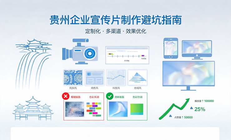 贵州企业宣传片制作避坑：定制化、多渠道与效果优化指南 /宣传片拍摄-企业宣传片拍摄-企业宣传片-三维动画制作-制作宣传片公司-影视公司