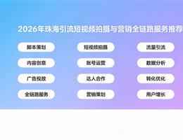 2026年珠海引流短视频拍摄...