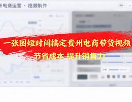 一张图短时间搞定贵州电商带货...